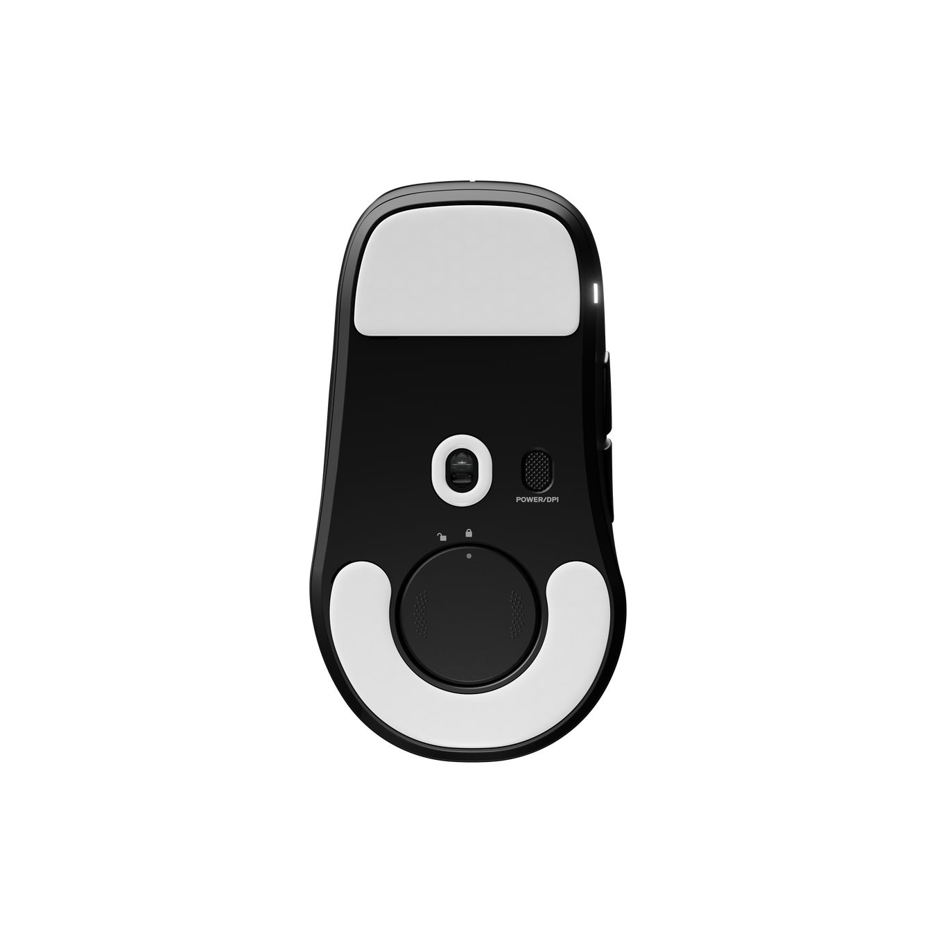 SteelSeries Rival Pro Black底面のセンサーと交換式バッテリー収納部