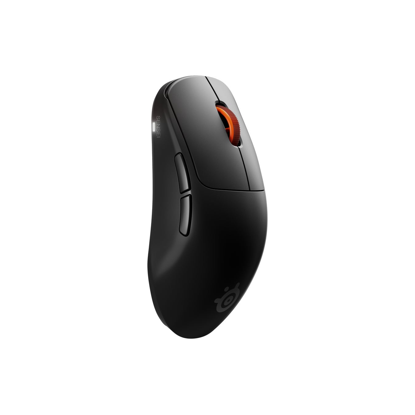 SteelSeries Sensei Pro Blackの側面とサイドボタンの製品写真